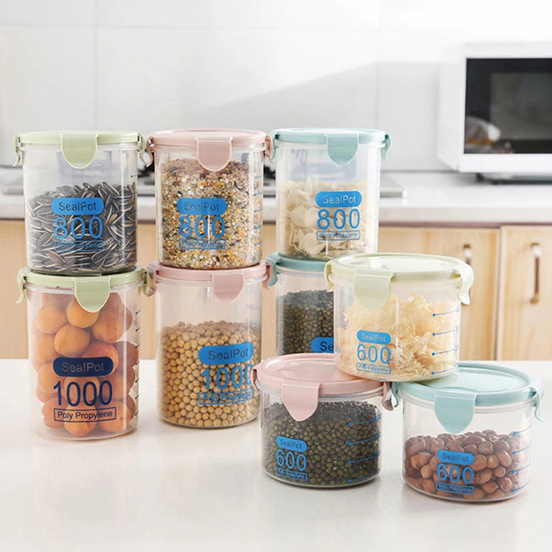 1/4Pcs Sealed Jars Grain Storage