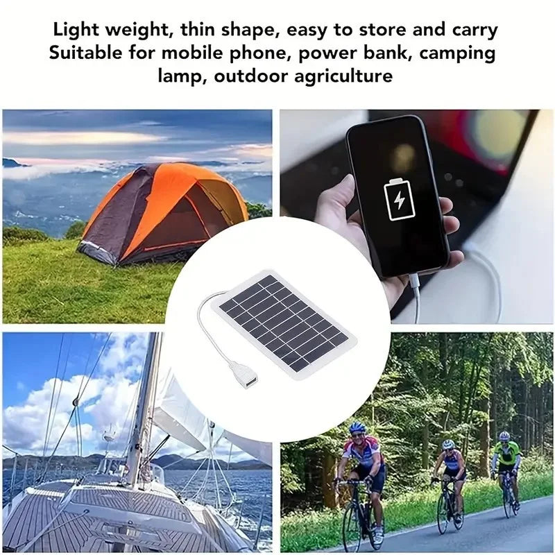 Portable Solar Panel With USB