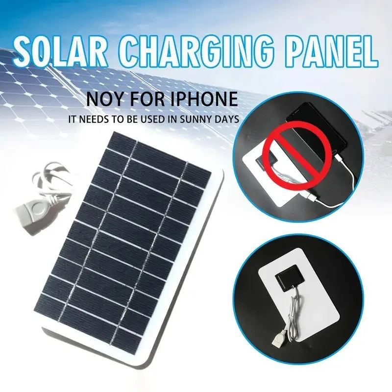 Portable Solar Panel With USB