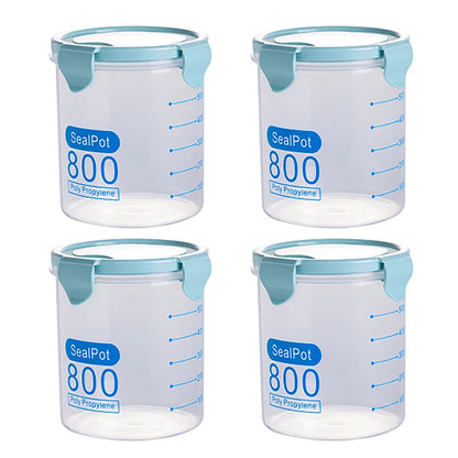1/4Pcs Sealed Jars Grain Storage