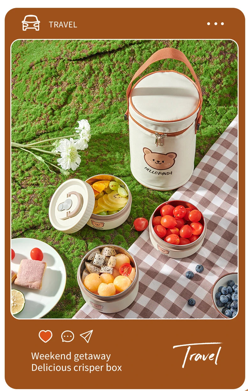 Portable Insulated Lunch Box