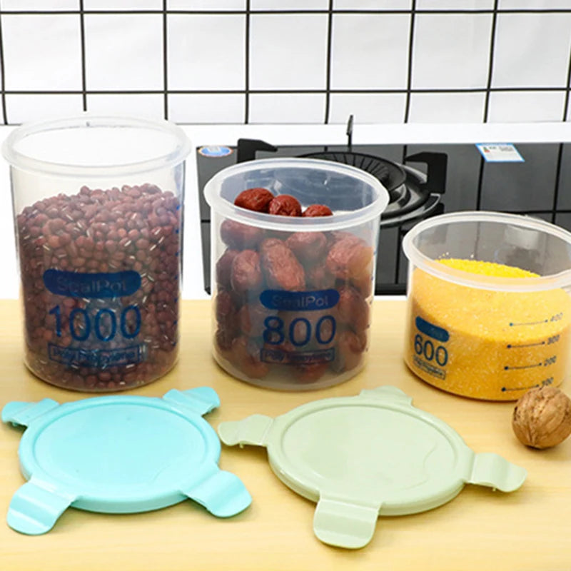 1/4Pcs Sealed Jars Grain Storage