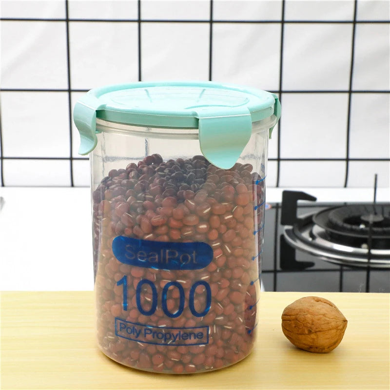 1/4Pcs Sealed Jars Grain Storage
