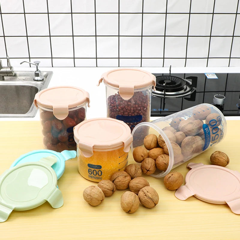 1/4Pcs Sealed Jars Grain Storage