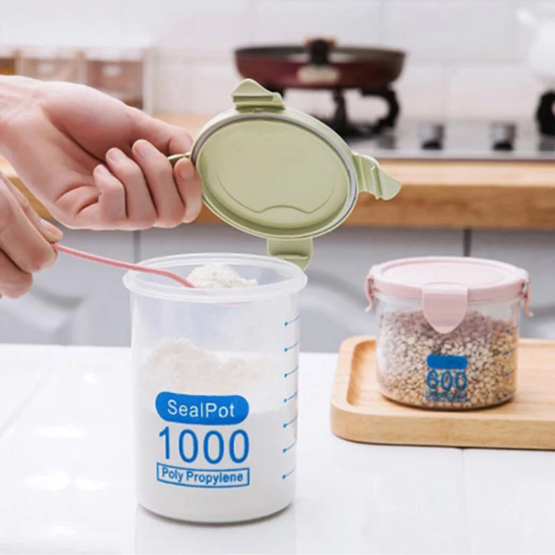 1/4Pcs Sealed Jars Grain Storage
