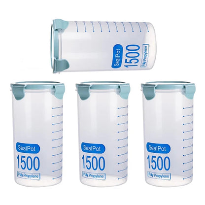 1/4Pcs Sealed Jars Grain Storage