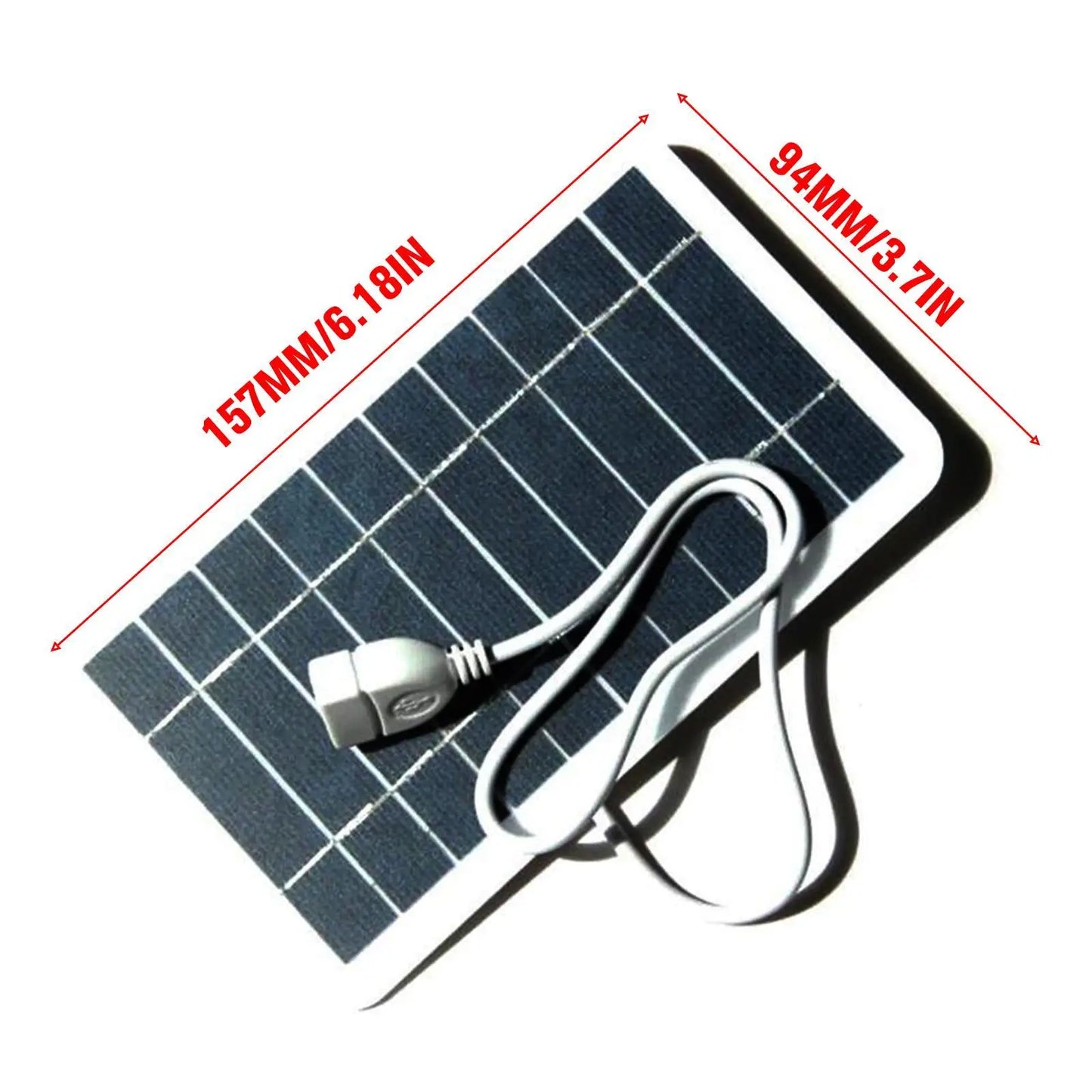 Solar Panel With USB Waterproof