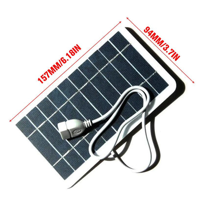 Solar Panel With USB Waterproof