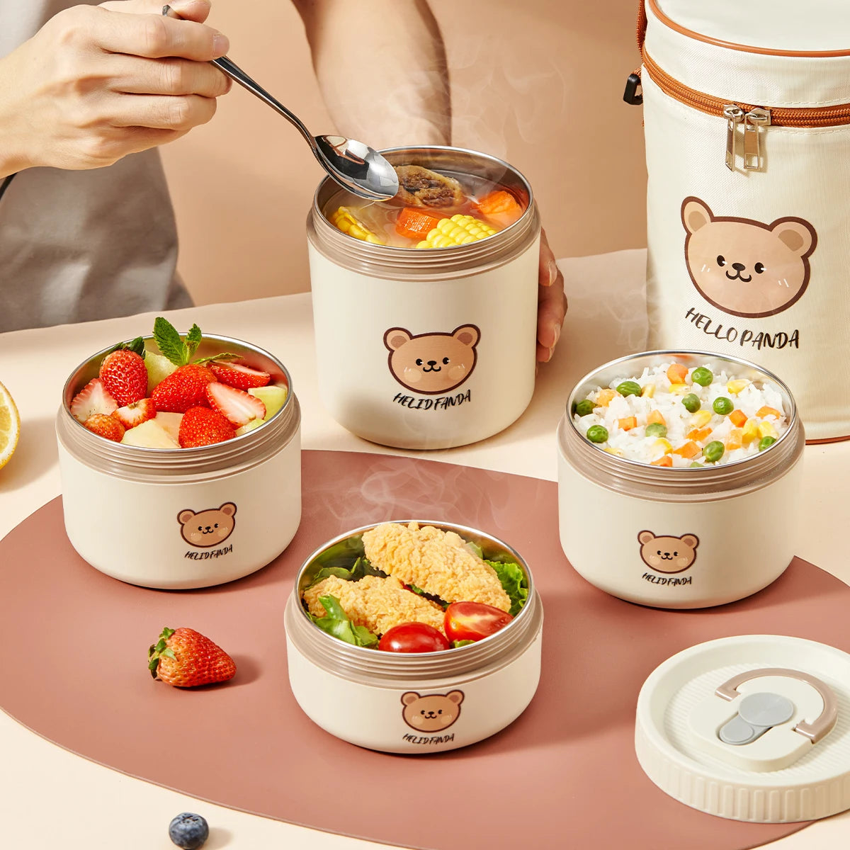 Portable Insulated Lunch Box