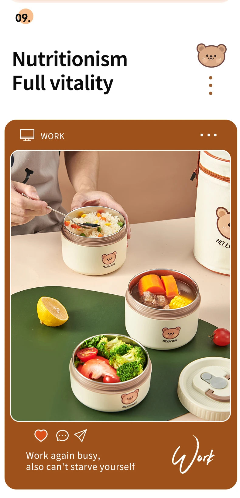 Portable Insulated Lunch Box